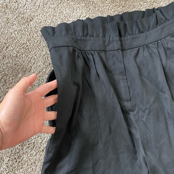 NWT & Other Stories - Black Ruffle High Rise Pants - Picture 5 of 10